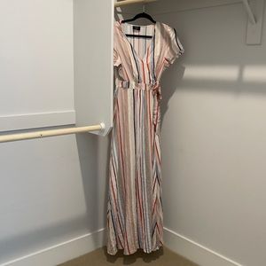 Vici striped maxi dress